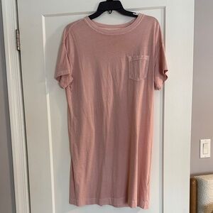 Old Navy Light Pink Tee shirt dress